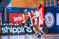 Basketball, Win2Day Superliga 2022/23, Grunddurchgang 18.Runde, Arkadia Traiskirchen Lions, OCS Swans Gmunden, Daniel Friedrich (6)