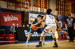 Basketball, win2day Basketball Superliga 2022/23, Grunddurchgang Runde 18, BBC Nord Dragonz, Vienna DC Timberwolves, Paul Rotter (66)