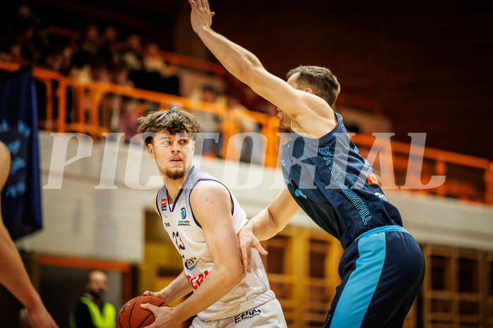 Basketball, win2day Basketball Superliga 2022/23, Grunddurchgang Runde 18, BBC Nord Dragonz, Vienna DC Timberwolves, Dogus Demirel (23)