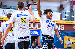 Basketball, Win2Day Superliga 2022/23, Grunddurchgang 18.Runde, Arkadia Traiskirchen Lions, OCS Swans Gmunden, Urald King (20)