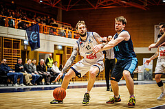 Basketball, win2day Basketball Superliga 2022/23, Grunddurchgang Runde 18, BBC Nord Dragonz, Vienna DC Timberwolves, Nicolas Scott Allen (15)
