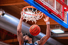 Basketball, Win2Day Superliga 2022/23, Grunddurchgang 18.Runde, Arkadia Traiskirchen Lions, OCS Swans Gmunden, Urald King (20)