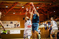 Basketball, win2day Basketball Superliga 2022/23, Grunddurchgang Runde 18, BBC Nord Dragonz, Vienna DC Timberwolves, Paul Rotter (66)