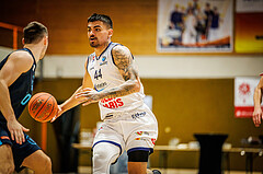 Basketball, win2day Basketball Superliga 2022/23, Grunddurchgang Runde 18, BBC Nord Dragonz, Vienna DC Timberwolves, Fabio Söhnel (44)