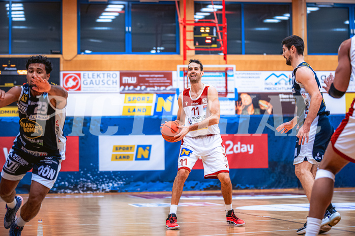Basketball, Win2Day Superliga 2022/23, Grunddurchgang 18.Runde, Arkadia Traiskirchen Lions, OCS Swans Gmunden, Fabricio Vay (11)
