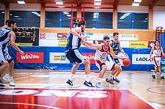 Basketball, Win2Day Superliga 2022/23, Grunddurchgang 18.Runde, Arkadia Traiskirchen Lions, OCS Swans Gmunden, Emilio Banic (23)