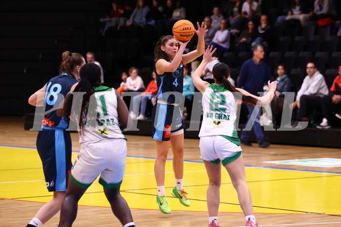 29.10.2023, Graz, Raiffeisen Sportpark, Basketball Damen Superliga 2023/24, Grunddurchgang, Runde 3, UBI Graz vs. Vienna Timberwolves