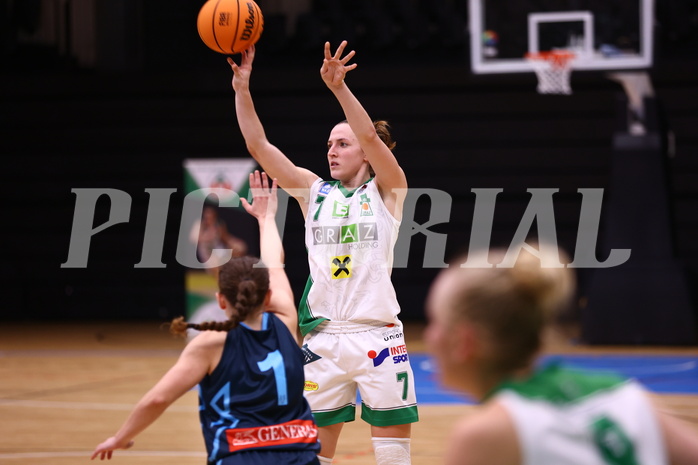 29.10.2023, Graz, Raiffeisen Sportpark, Basketball Damen Superliga 2023/24, Grunddurchgang, Runde 3, UBI Graz vs. Vienna Timberwolves