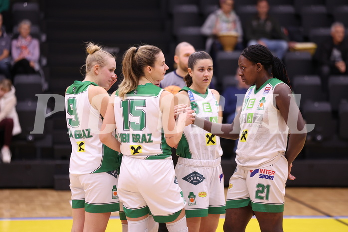 29.10.2023, Graz, Raiffeisen Sportpark, Basketball Damen Superliga 2023/24, Grunddurchgang, Runde 3, UBI Graz vs. Vienna Timberwolves