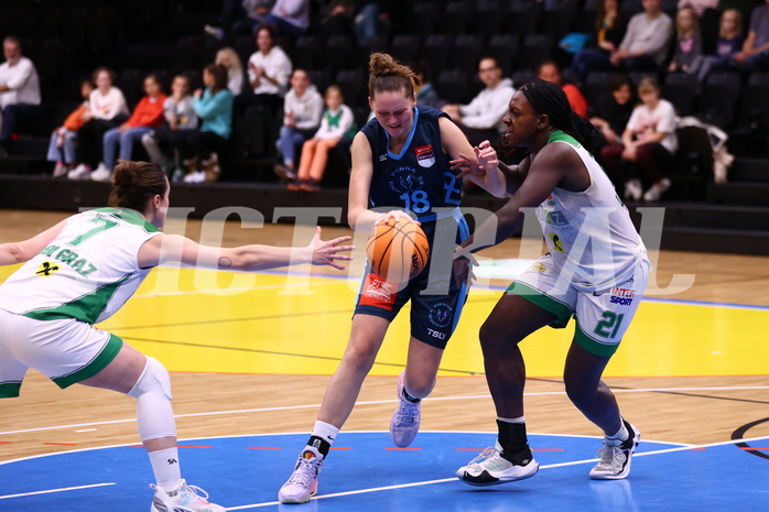 29.10.2023, Graz, Raiffeisen Sportpark, Basketball Damen Superliga 2023/24, Grunddurchgang, Runde 3, UBI Graz vs. Vienna Timberwolves