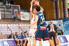 Basketball, ABL 2016/17, Grunddurchgang 26.Runde, Oberwart Gunners, Kapfenberg Bulls, Georg Wolf (10), Tobias Schrittwieser (14)