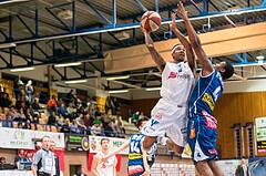 Basketball, ABL 2016/17, Grunddurchgang 26.Runde, Oberwart Gunners, Kapfenberg Bulls, Derek Jackson Jr. (6), Kareem Jamar (4)