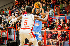 Basketball, Basketball Austria Cup 2023/24, Viertelfinale, Traiskirchen Lions, SKN St. Pölten, Michael Anthony Randolph Jr. (5)