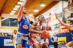 Basketball, Basketball Austria Cup 2023/24, Viertelfinale, Traiskirchen Lions, SKN St. Pölten, Demarcus Demonia (4)