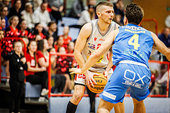 Basketball, Basketball Austria Cup 2023/24, Viertelfinale, Traiskirchen Lions, SKN St. Pölten, Edgars Lasenbergs (25)