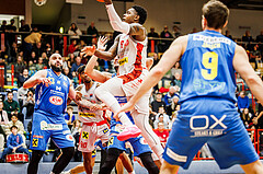 Basketball, Basketball Austria Cup 2023/24, Viertelfinale, Traiskirchen Lions, SKN St. Pölten, Davon Clare (5)