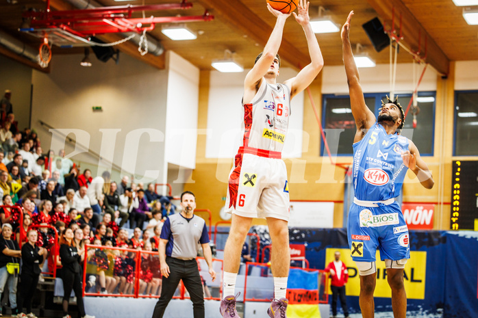 Basketball, Basketball Austria Cup 2023/24, Viertelfinale, Traiskirchen Lions, SKN St. Pölten, Aleksej Kostic (6)