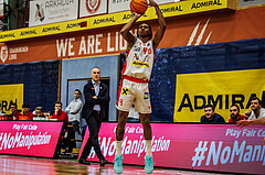 Basketball, Basketball Austria Cup 2023/24, Viertelfinale, Traiskirchen Lions, SKN St. Pölten, Demarcus Demonia (4)