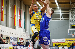 Basketball, Admiral Basketball Superliga 2019/20, Grunddurchgang 15.Runde, St. Pölten, Oberwart Gunners, Philip Jalalpoor (5)