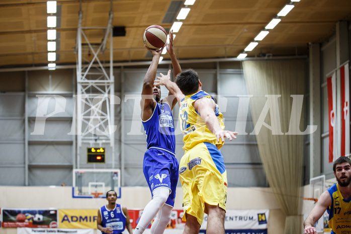 Basketball, Admiral Basketball Superliga 2019/20, Grunddurchgang 15.Runde, St. Pölten, Oberwart Gunners, Orion Outerbridge (8)