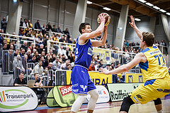 Basketball, Admiral Basketball Superliga 2019/20, Grunddurchgang 15.Runde, St. Pölten, Oberwart Gunners, Andrius Mikutis (5)