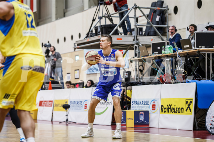 Basketball, Admiral Basketball Superliga 2019/20, Grunddurchgang 15.Runde, SKN St. Pölten Basketball, Oberwart Gunners, Saimon Sutt (11)