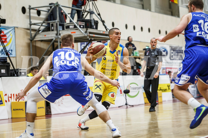 Basketball, Admiral Basketball Superliga 2019/20, Grunddurchgang 15.Runde, SKN St. Pölten Basketball, Oberwart Gunners, Philip Jalalpoor (5)