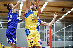Basketball, Admiral Basketball Superliga 2019/20, Grunddurchgang 15.Runde, St. Pölten, Oberwart Gunners, Florian Trmal (12)
