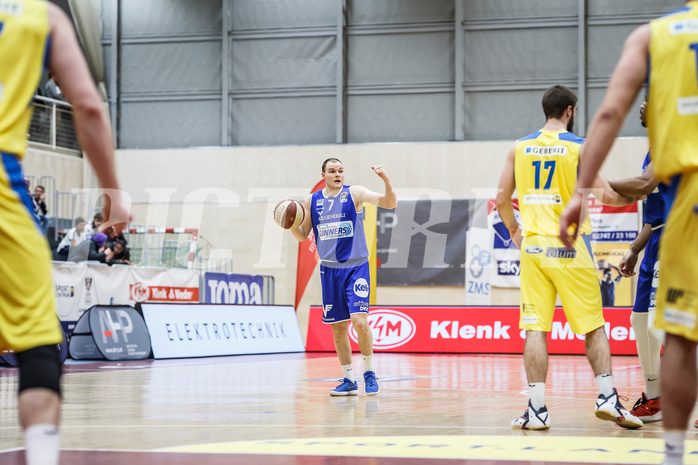 Basketball, Admiral Basketball Superliga 2019/20, Grunddurchgang 15.Runde, SKN St. Pölten Basketball, Oberwart Gunners, Sebastian Käferle (7)