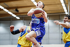 Basketball, Admiral Basketball Superliga 2019/20, Grunddurchgang 15.Runde, SKN St. Pölten Basketball, Oberwart Gunners, Sebastian Käferle (7)