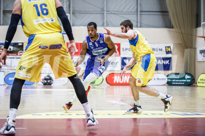 Basketball, Admiral Basketball Superliga 2019/20, Grunddurchgang 15.Runde, St. Pölten, Oberwart Gunners, Orion Outerbridge (8)
