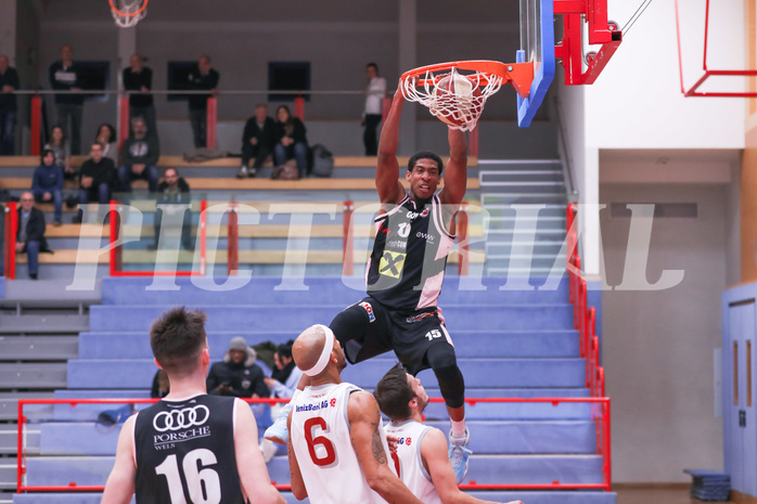 Basketball Basketball Superliga 2019/20, Grunddurchgang 15.Runde Runde Traiskirchen Lions  vs. Flyers Wels
