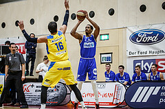 Basketball, Admiral Basketball Superliga 2019/20, Grunddurchgang 15.Runde, St. Pölten, Oberwart Gunners, Orion Outerbridge (8)