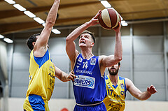 Basketball, Admiral Basketball Superliga 2019/20, Grunddurchgang 15.Runde, SKN St. Pölten Basketball, Oberwart Gunners, Maximilian Schuecker (14)