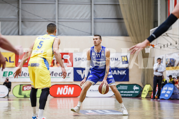 Basketball, Admiral Basketball Superliga 2019/20, Grunddurchgang 15.Runde, SKN St. Pölten Basketball, Oberwart Gunners, Saimon Sutt (11)