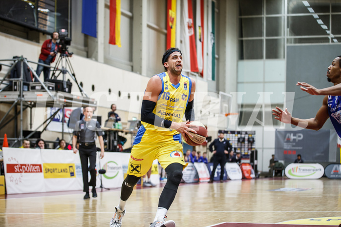 Basketball, Admiral Basketball Superliga 2019/20, Grunddurchgang 15.Runde, St. Pölten, Oberwart Gunners, Marko Kolaric (16)