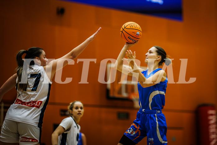Basketball, Win2Day Basketball Damen Superliga 2023/24, Grunddurchgang 2.Runde, Vienna Timberwolves, DBB LZ OÖ, Valerie Voithofer (31)