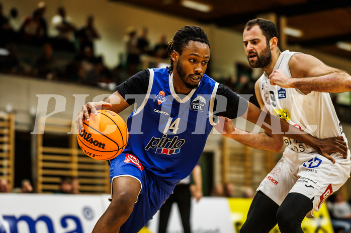 Basketball, Basketball Zweite Liga 2024/25, Grunddurchgang 2.Runde, Mattersburg Rocks, Kufstein Towers, Arthur Noba (14)