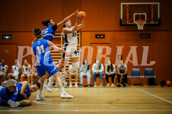 Basketball, Win2Day Basketball Damen Superliga 2023/24, Grunddurchgang 2.Runde, Vienna Timberwolves, DBB LZ OÖ, Lea Feitl (33)