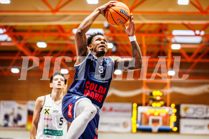 Basketball, win2day Basketball Superliga 2024/25, Grunddurchgang Runde 2, BBC Nord Dragonz, Klosterneuburg Dukes, Rayshawn Mart (3)