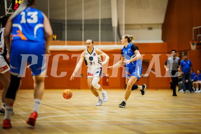 Basketball, Win2Day Basketball Damen Superliga 2023/24, Grunddurchgang 2.Runde, Vienna Timberwolves, DBB LZ OÖ, Petra Pammer (21)