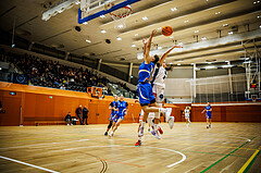 Basketball, Win2Day Basketball Damen Superliga 2023/24, Grunddurchgang 2.Runde, Vienna Timberwolves, DBB LZ OÖ, Ivona Pilic (15), Aleksandra Novakovic (8)