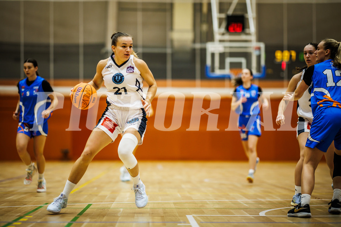 Basketball, Win2Day Basketball Damen Superliga 2023/24, Grunddurchgang 2.Runde, Vienna Timberwolves, DBB LZ OÖ, Petra Pammer (21)