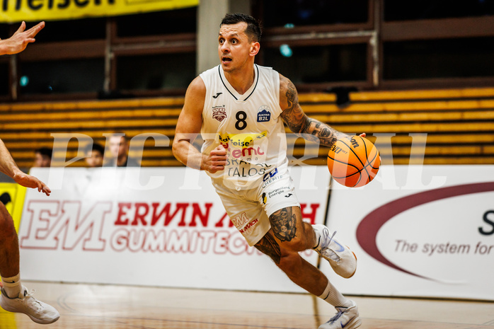 Basketball, Basketball Zweite Liga 2024/25, Grunddurchgang 2.Runde, Mattersburg Rocks, Kufstein Towers, Petar Zivkovic (8)
