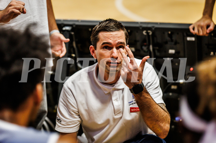 Basketball, win2day Basketball Superliga 2024/25, Grunddurchgang Runde 2, BBC Nord Dragonz, Klosterneuburg Dukes, Felix Jambor (Head Coach)