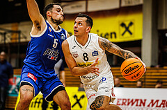 Basketball, Basketball Zweite Liga 2024/25, Grunddurchgang 2.Runde, Mattersburg Rocks, Kufstein Towers, Petar Zivkovic (8)
