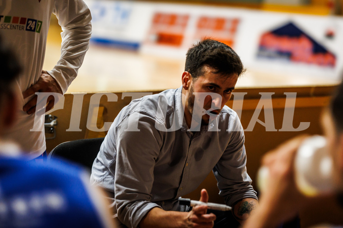 Basketball, Basketball Zweite Liga 2024/25, Grunddurchgang 2.Runde, Mattersburg Rocks, Kufstein Towers, Xavier Mascaro (Haed Coach)