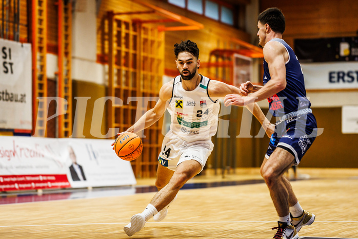 Basketball, win2day Basketball Superliga 2024/25, Grunddurchgang Runde 2, BBC Nord Dragonz, Klosterneuburg Dukes, Will Carius (24)