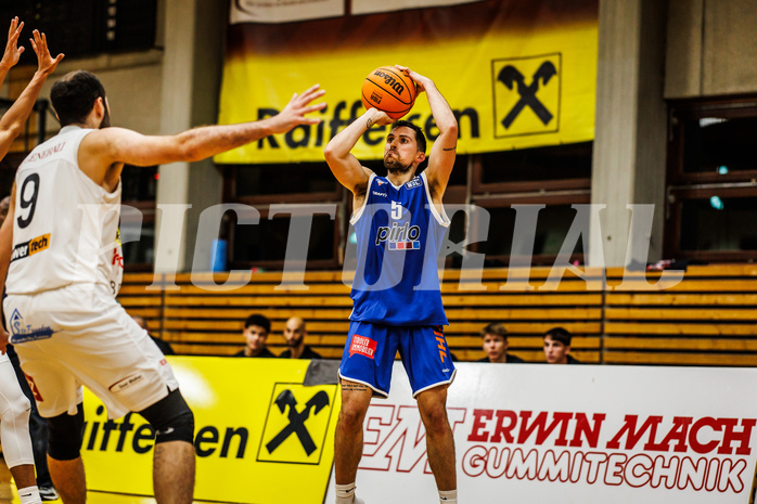 Basketball, Basketball Zweite Liga 2024/25, Grunddurchgang 2.Runde, Mattersburg Rocks, Kufstein Towers, Aleix Pujadas (5)