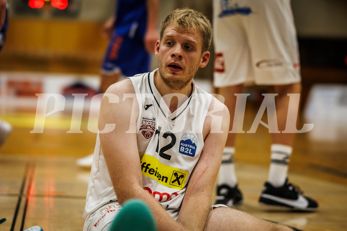 Basketball, Basketball Zweite Liga 2024/25, Grunddurchgang 2.Runde, Mattersburg Rocks, Kufstein Towers, Asdren Drew Koka (12)